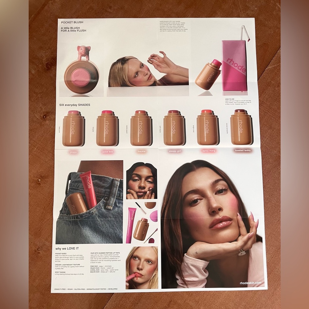 RHODE Pocket Blush Poster